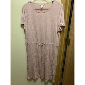 Light Pink Knee Length Dress